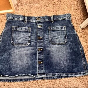Women’s Blue Denim Skirt
